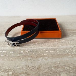 Authentic Hermes Behapi Double Tour Bracelet